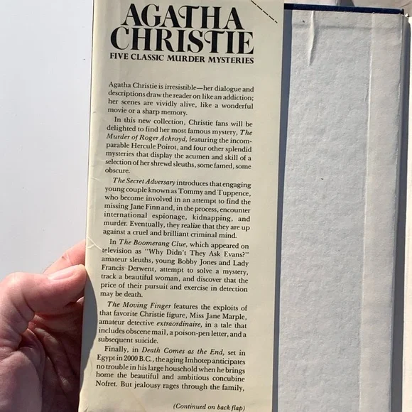 Agatha Christie Five Classic Murder Mysteries Book - Picture 8 of 12